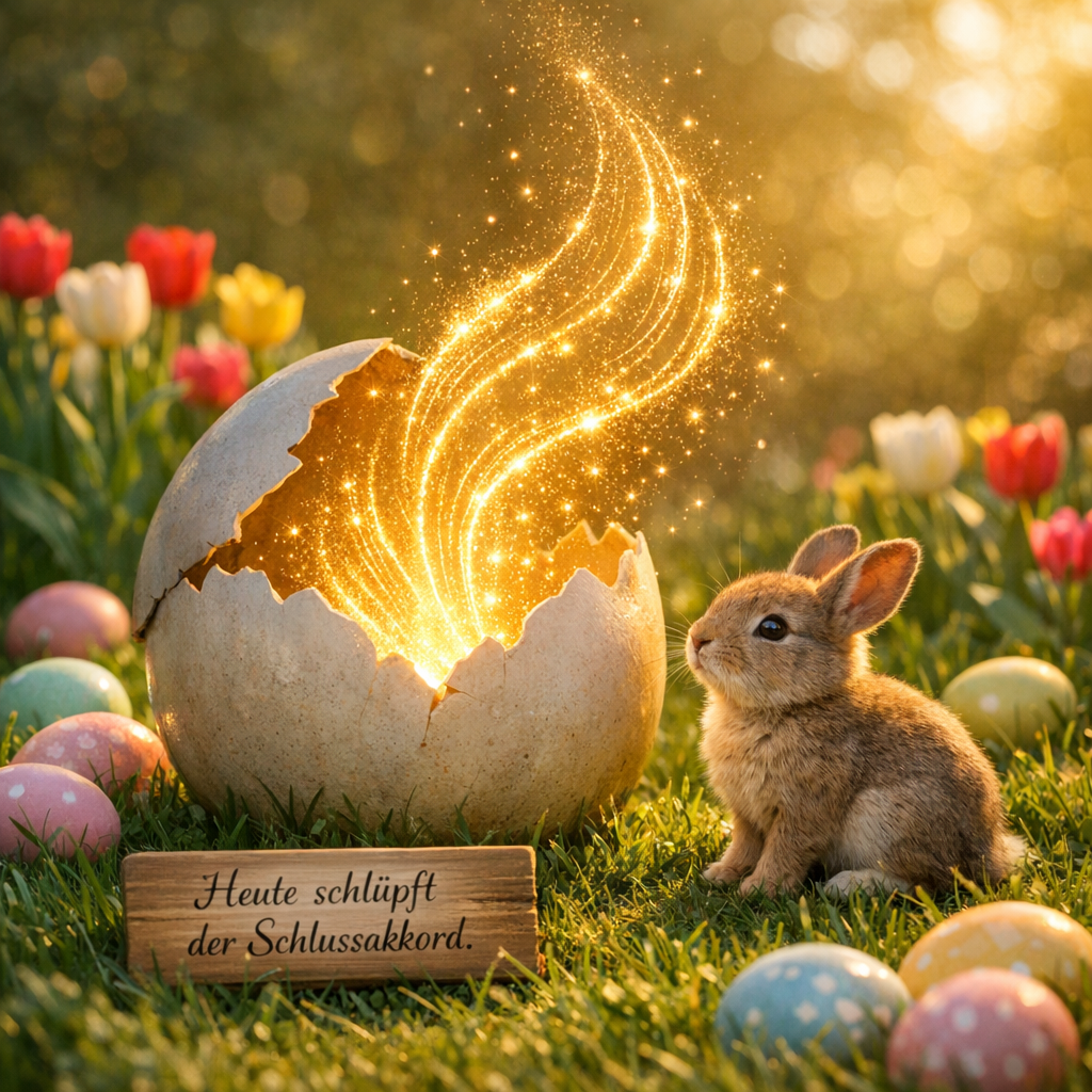 Helles frühlingshaftes Musikmoment zu Ostersonntag mit hoffnungsvoller Stimmung