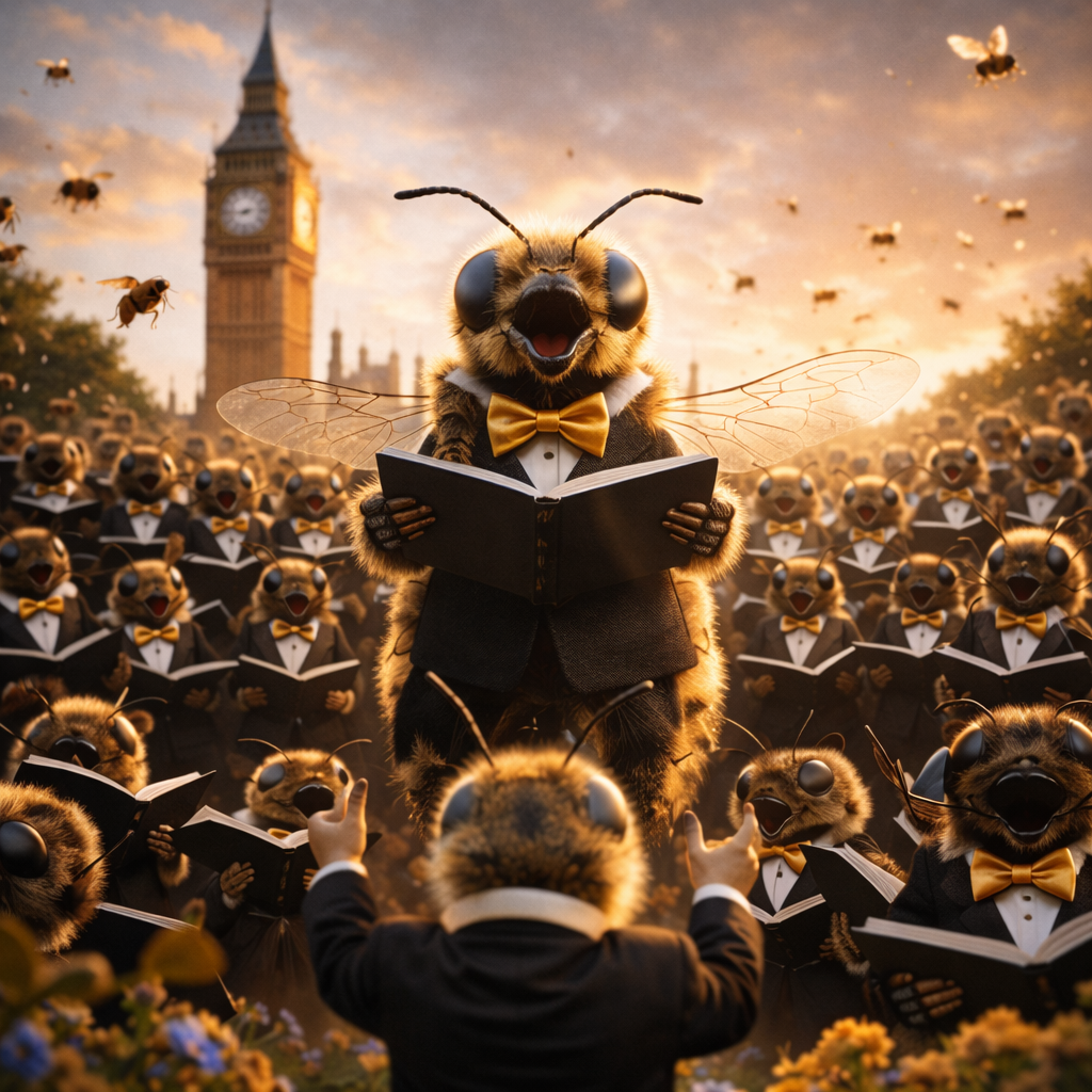 Auch Bienen summen im Chor nur etwas schneller