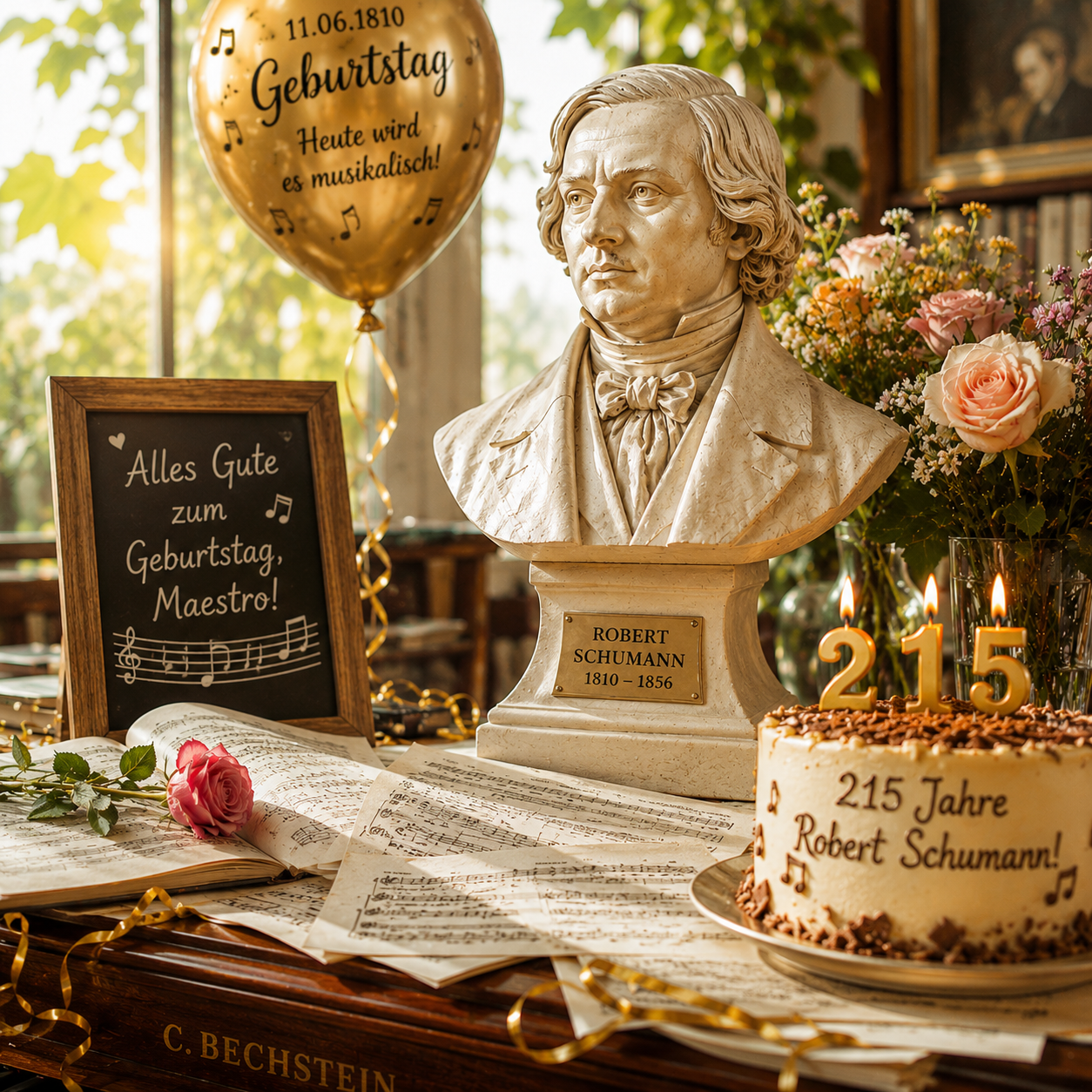 Robert Schumann: Romantik für Herz und Notenmappe als musikalischer Juni-Platzhalter für den Frauenchor